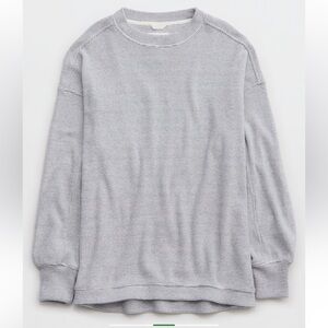 Aerie Getaway Waffle Sweatshirt